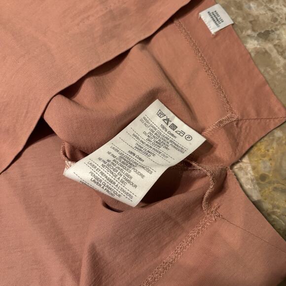 Norse Projects Shirt Mens Large Pink Esben Blind Stitch Short Sleeve Tee - Picture 10 of 13